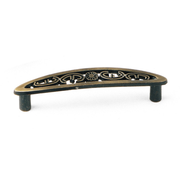 Laurey 3" Classic Traditions Filigree Pull, Antique Brass 79105